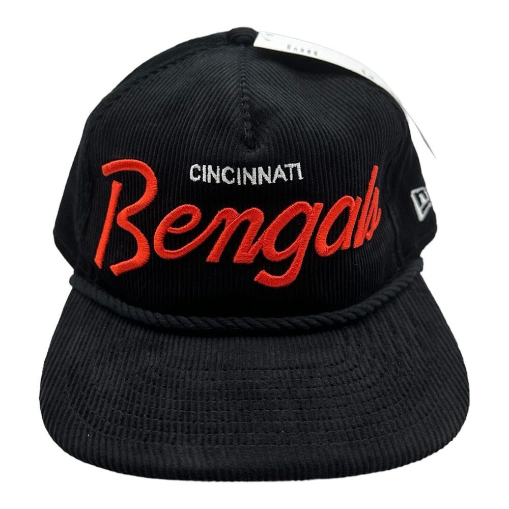 New Era The Golfer‎ Cincinnati Bengals Snapback Hat Cap NFL Corduroy Script